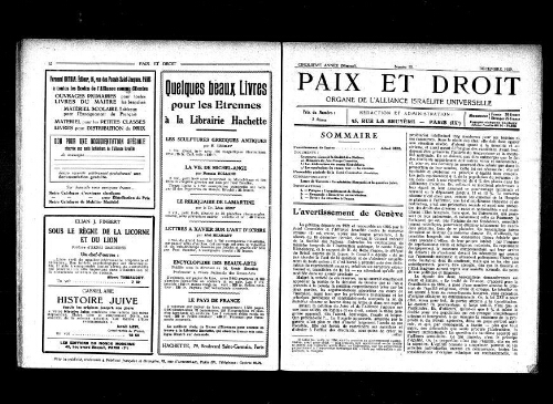 Paix et Droit.  (01/12/1925)